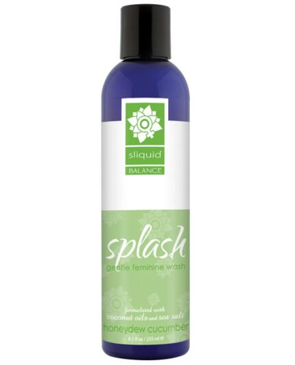 Sliquid Splash Feminine Wash – 8.5 Oz Honeydew Cucumber