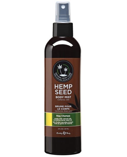 Earthly Body Hemp Seed Moisturizing Body Mist – 8 Oz Nag Champa